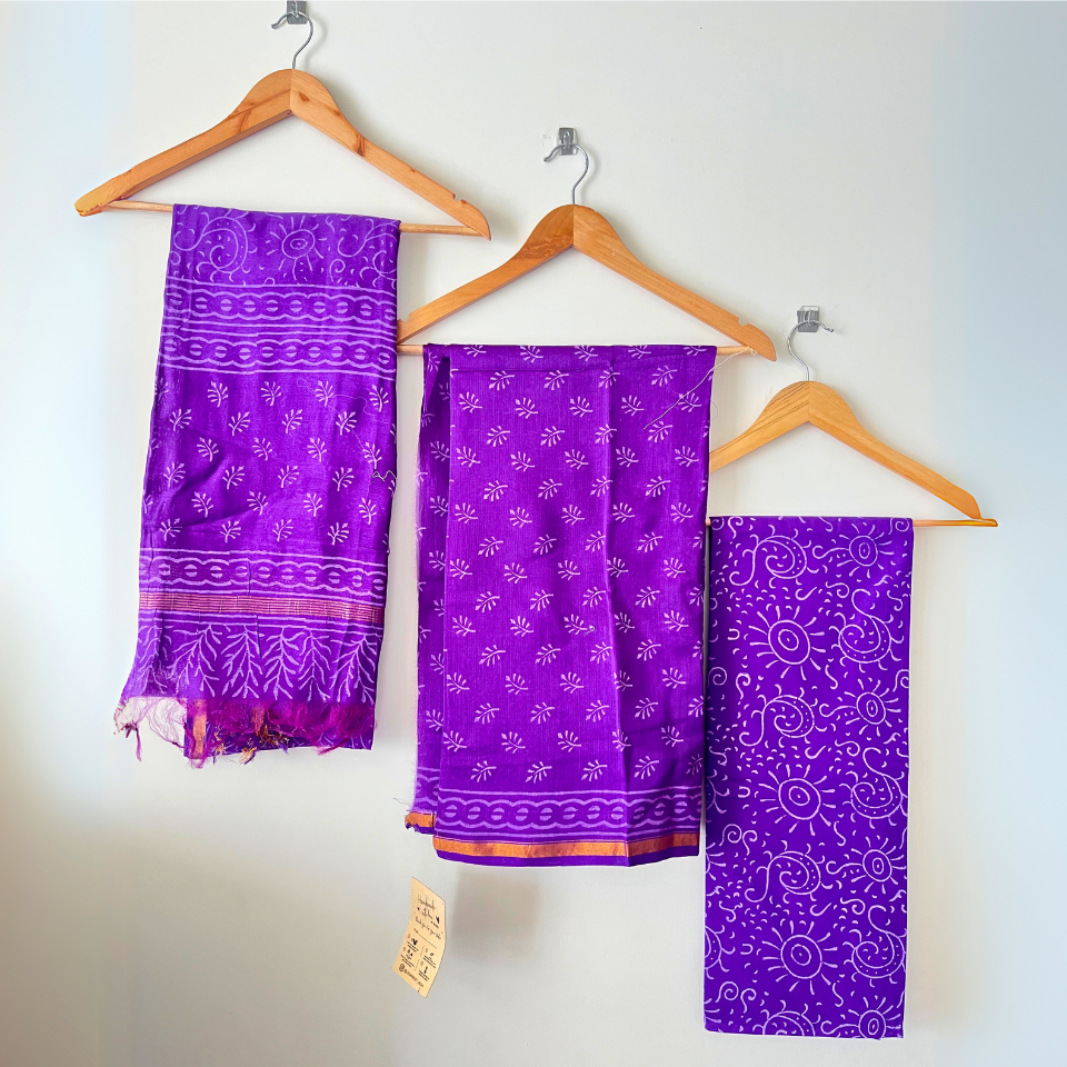Woven Elegance Chanderi Ensemble