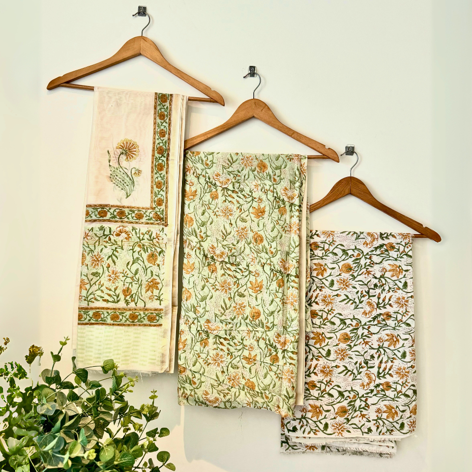 Classic Drape Chanderi Set