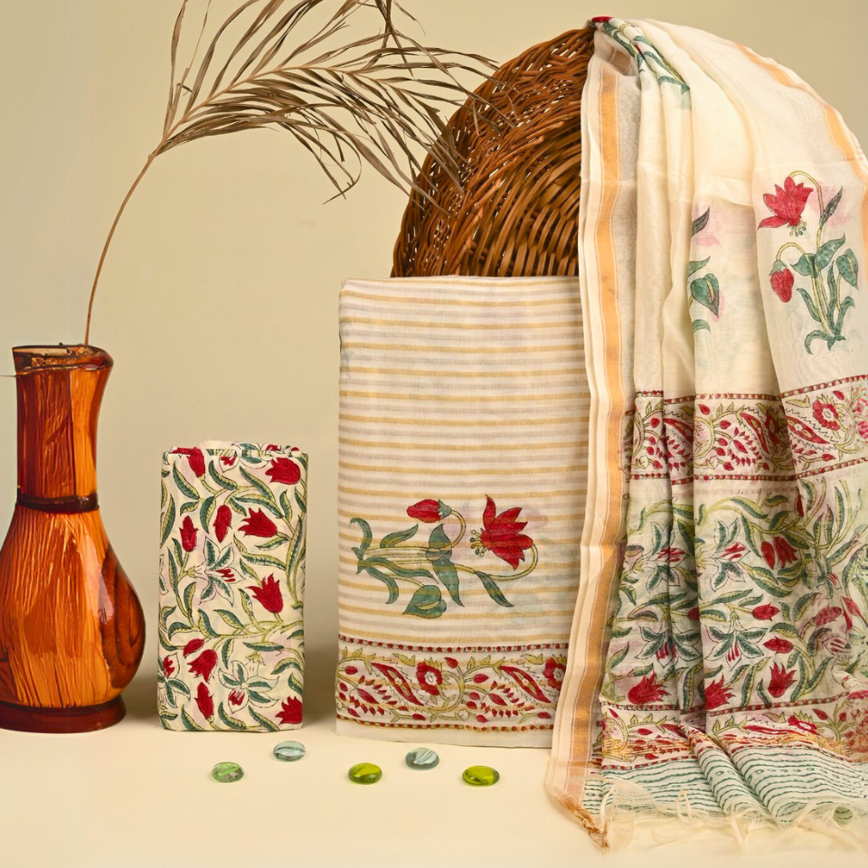 Elysian Chanderi Suit