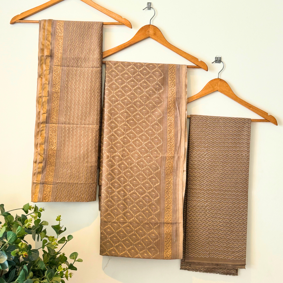 Lustre Chanderi Suit