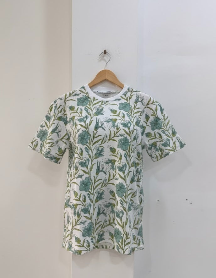 Sage Bloom  Cotton T-shirt