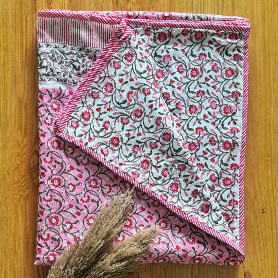 Pink Blossom Dohar