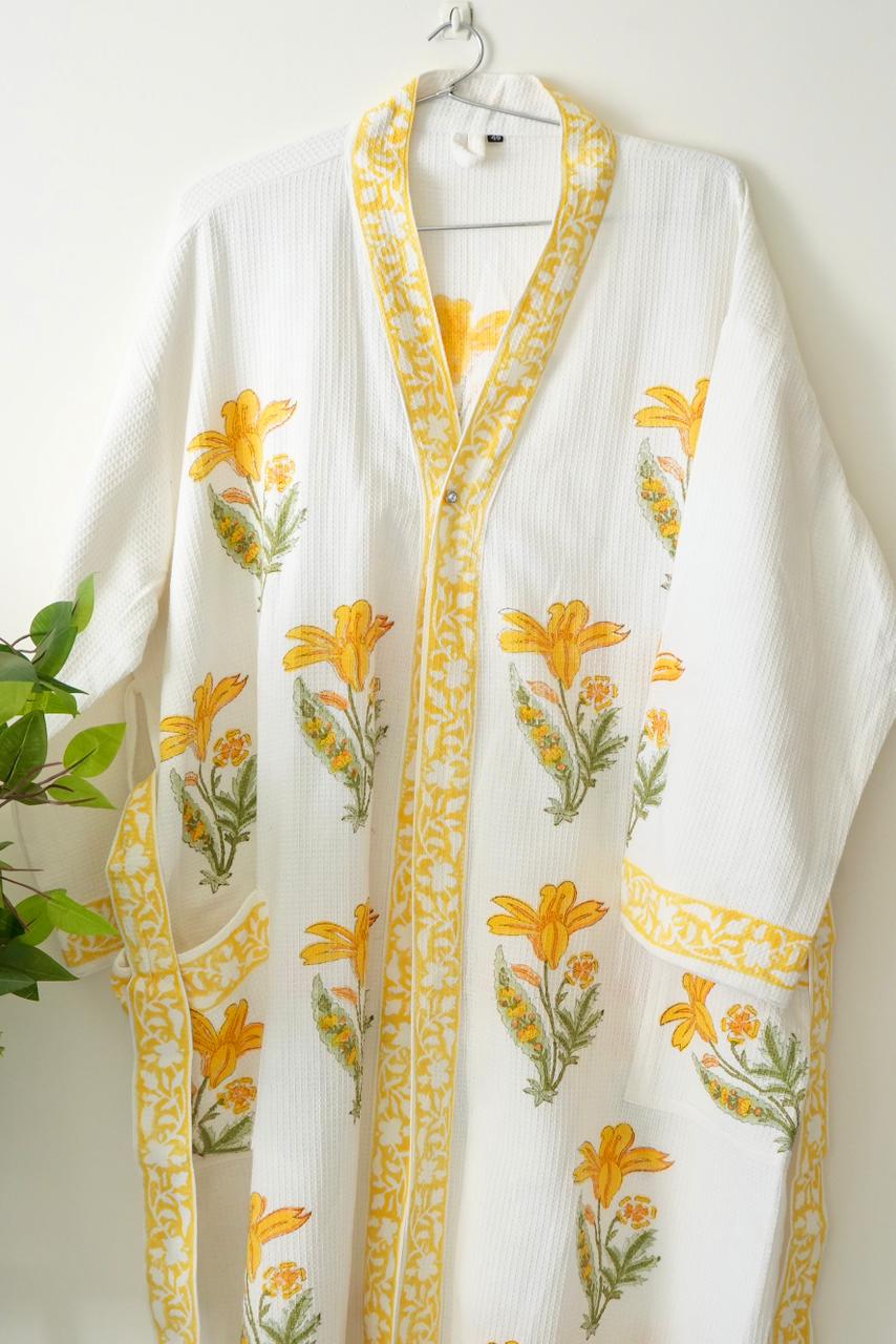 Mustard Meadow Bathrobe