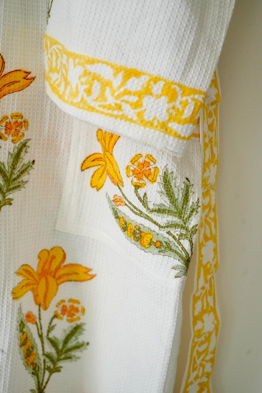 Mustard Meadow Bathrobe