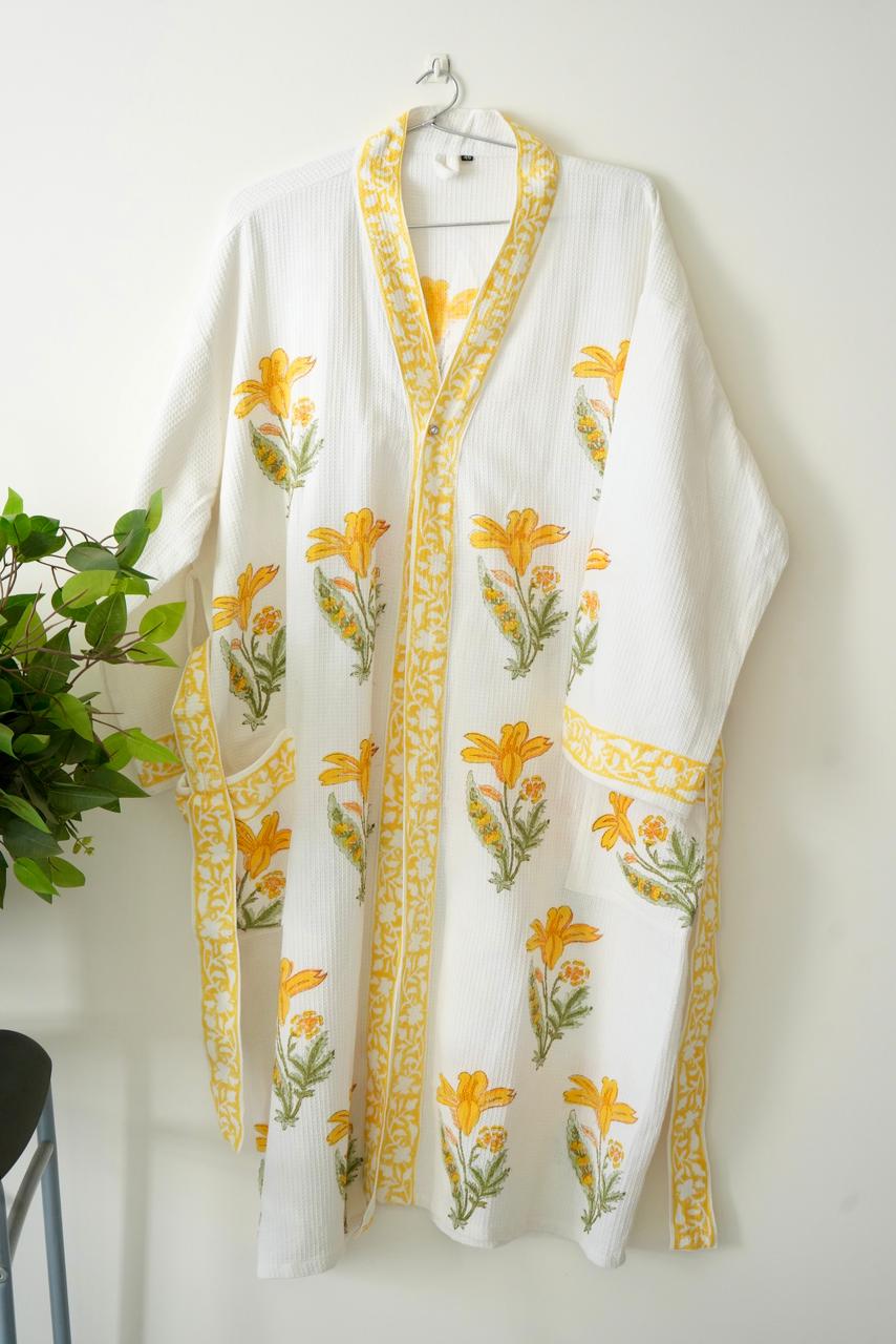 Mustard Meadow Bathrobe
