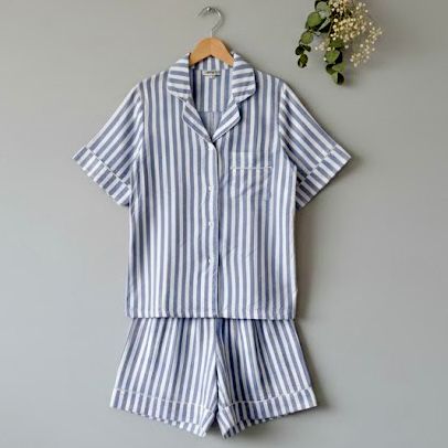 Cozy Stripes Cotton Night Suit
